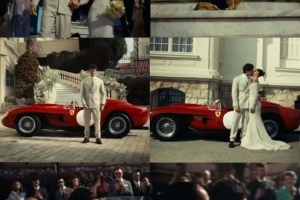 新婚快乐！法拉利车手勒克莱尔日前完婚，婚车价值4000万美元